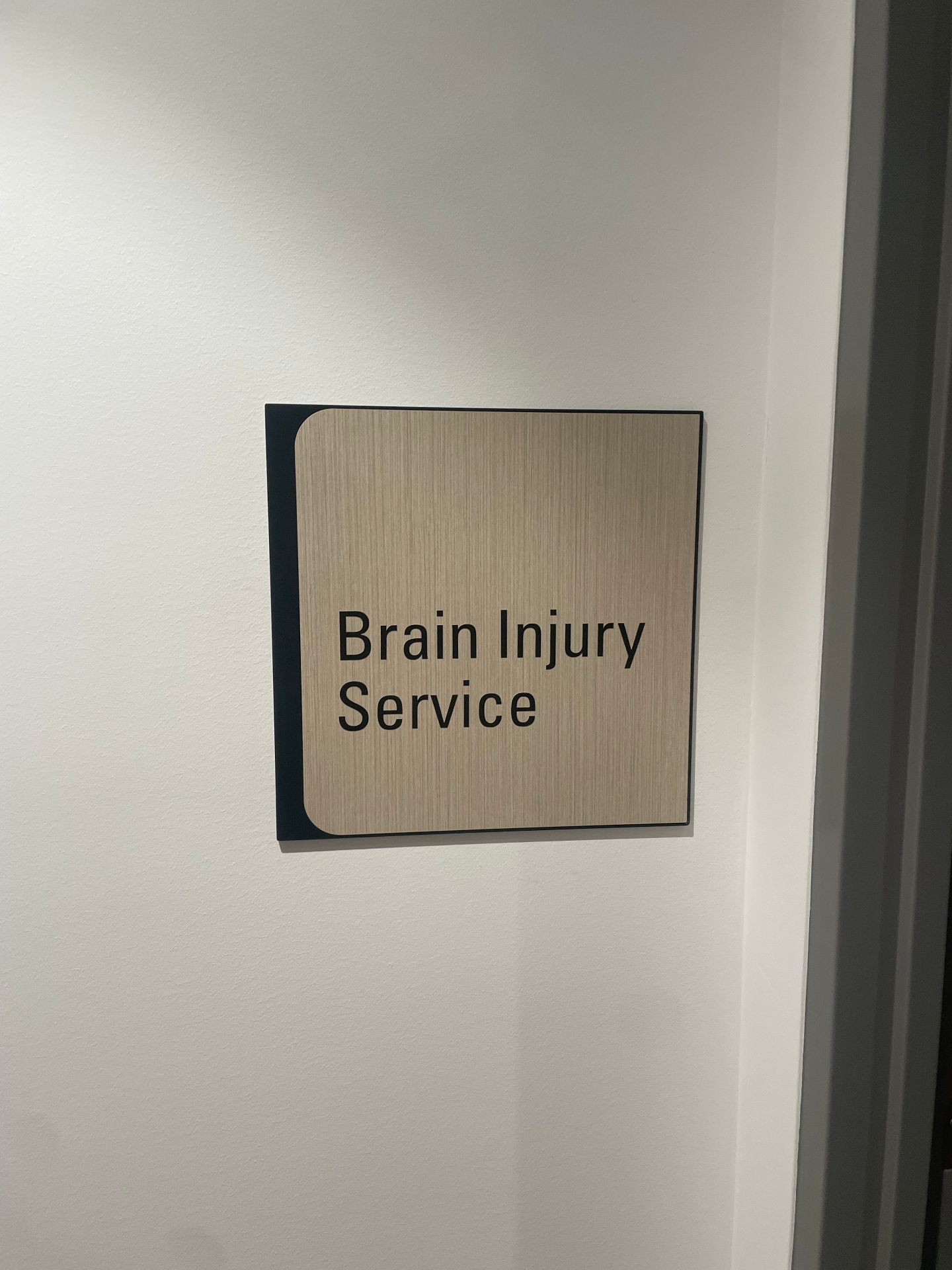 Brain Injury Service tactile plate