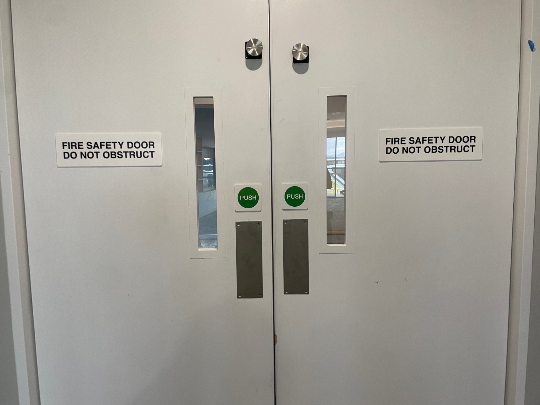Full corridor fire door set