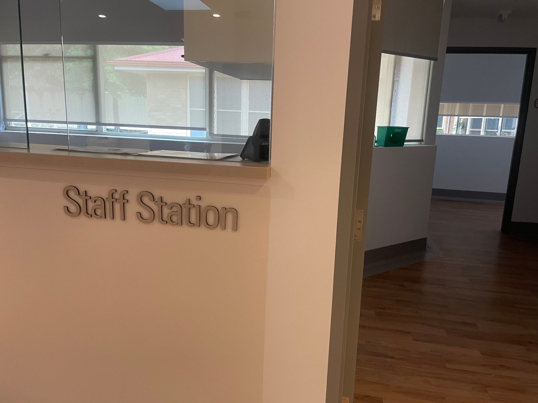 Staff Station dimensional letters