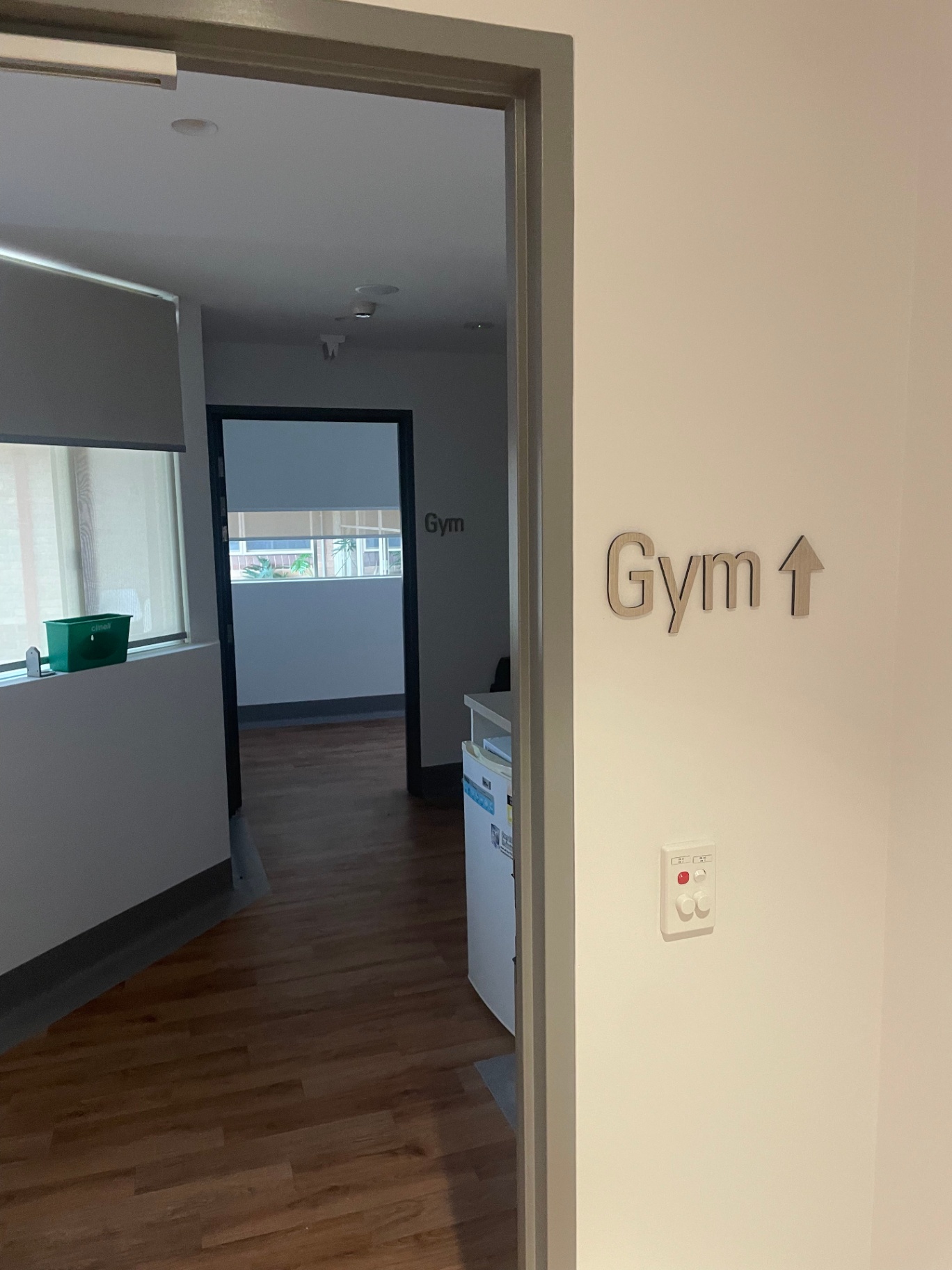 Gym directional wayfinder