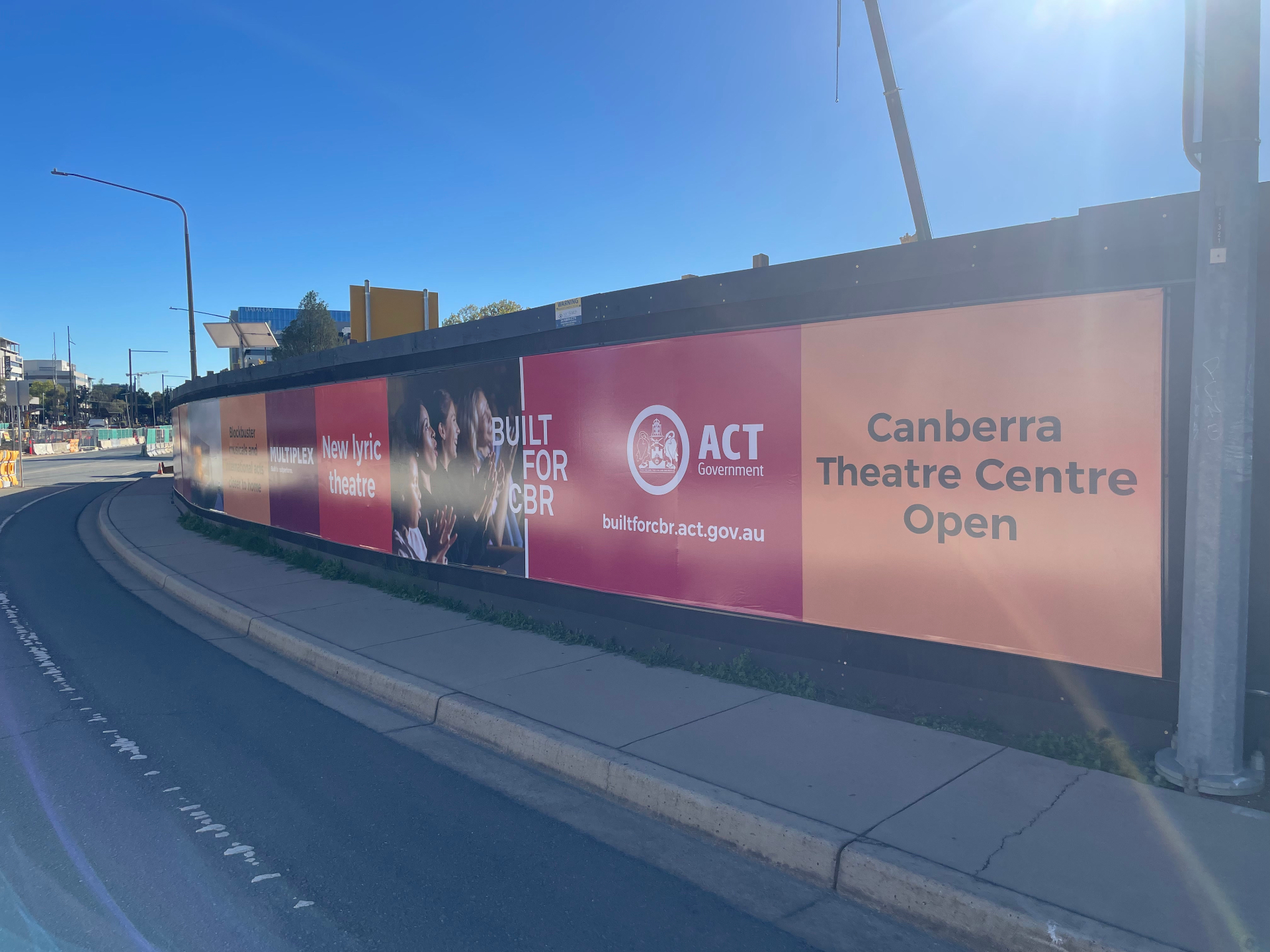 'Built for CBR' — ACT Government campaign panels